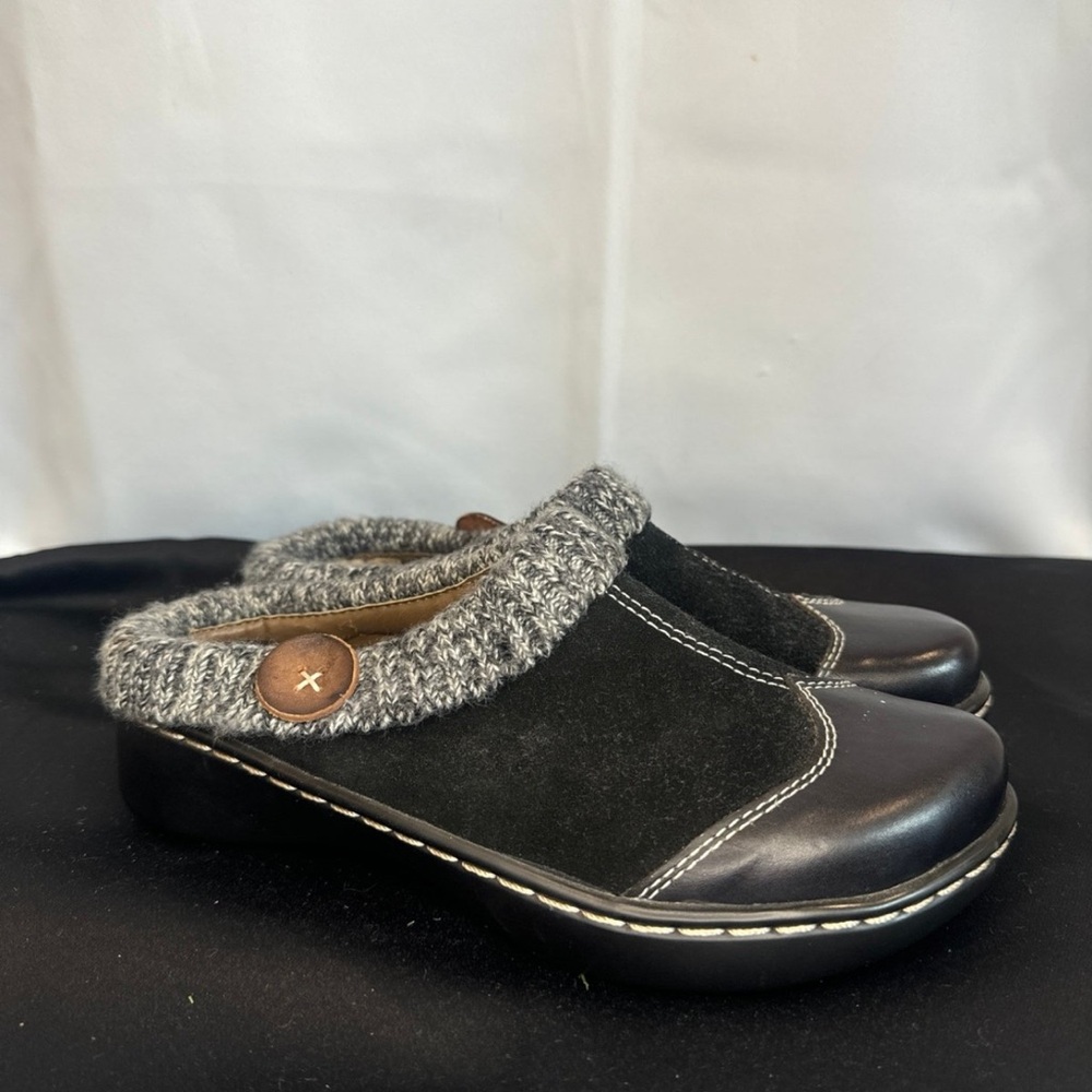 Women's spring step L'artiste Svetlana shoe mules suede and leather